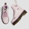 Bottes à plateforme en cuir JADON HEART Gingham Bottes à plateforme en cuir JADON HEART Gingham