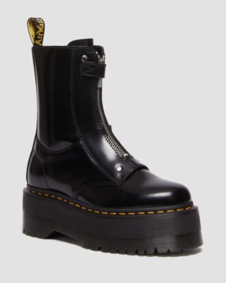 Bottes à plateforme en cuir Jetta Max