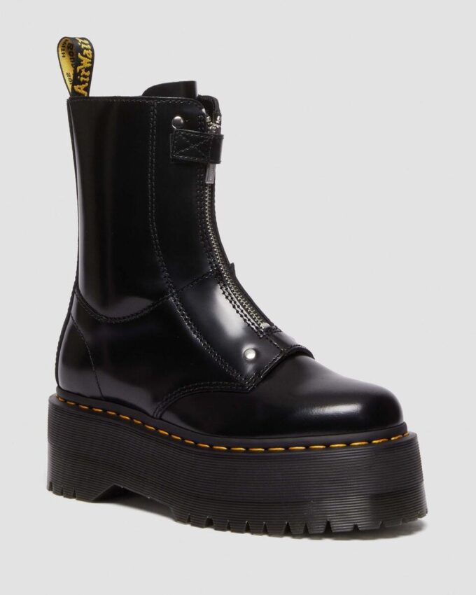 Bottes à plateforme en cuir Jetta Max Bottes à plateforme en cuir Jetta Max