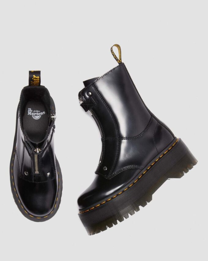 Bottes à plateforme en cuir Jetta Max Bottes à plateforme en cuir Jetta Max