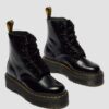 Bottes à plateforme en cuir pour femmes Molly Bottes à plateforme en cuir pour femmes Molly