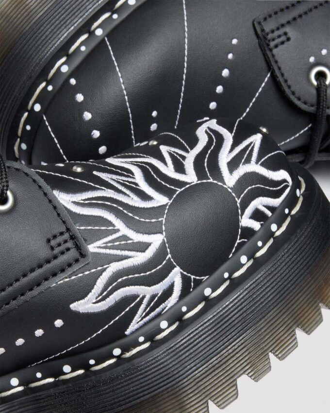 Bottes à plateforme en cuir recyclé Jadon Hi SOLAR FLARE Bottes à plateforme en cuir recyclé Jadon Hi SOLAR FLARE
