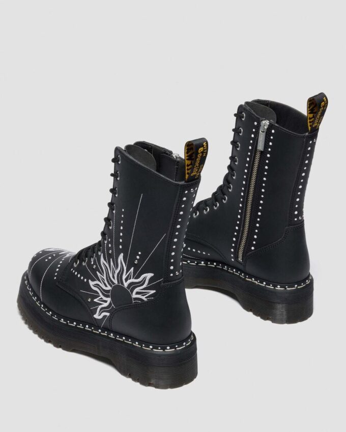 Bottes à plateforme en cuir recyclé Jadon Hi SOLAR FLARE Bottes à plateforme en cuir recyclé Jadon Hi SOLAR FLARE