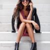 Bottes à plateforme en Nappa Leather SINCLAIR Bottes à plateforme en Nappa Leather SINCLAIR