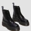 Bottes à plateforme en Smooth Leather blanc Jadon White Stitch Bottes à plateforme en Smooth Leather blanc Jadon White Stitch