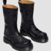Bottes REJENA en cuir embossé croco Bottes REJENA en cuir embossé croco