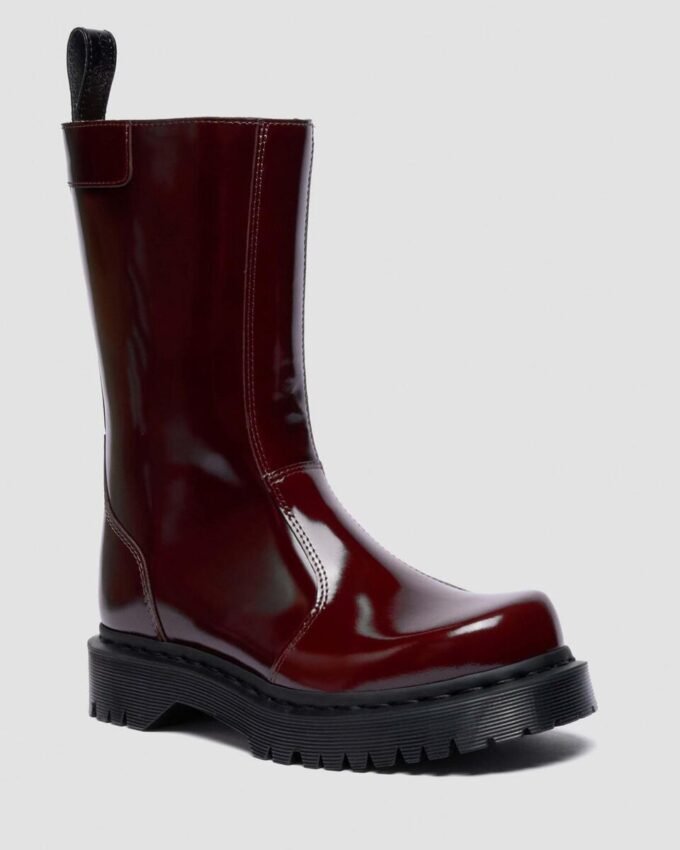 Bottes Rejena en cuir laqué