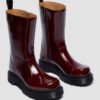 Bottes Rejena en cuir laqué