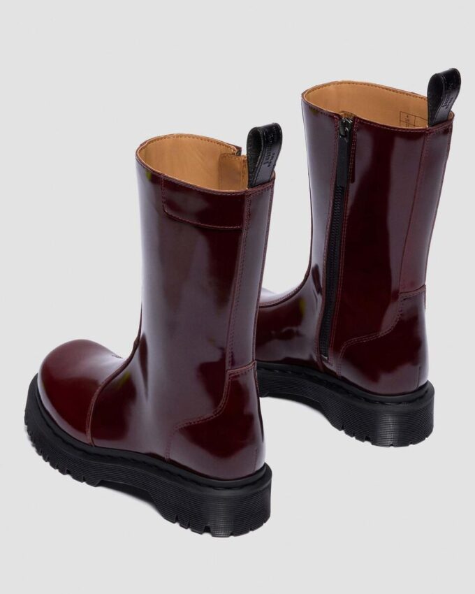 Bottes Rejena en cuir laqué