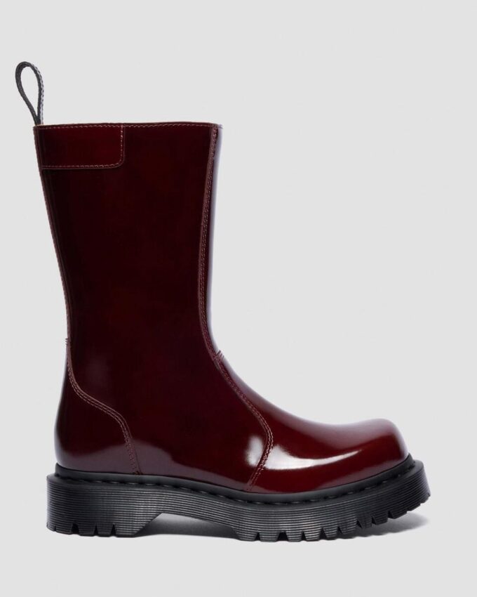 Bottes Rejena en cuir laqué