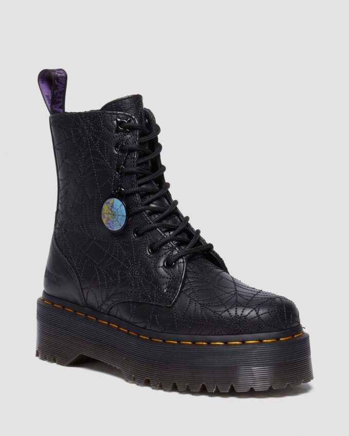 Bottes à semelles compensées en cuir Jadon Wednesday Bottes à semelles compensées en cuir Jadon Wednesday