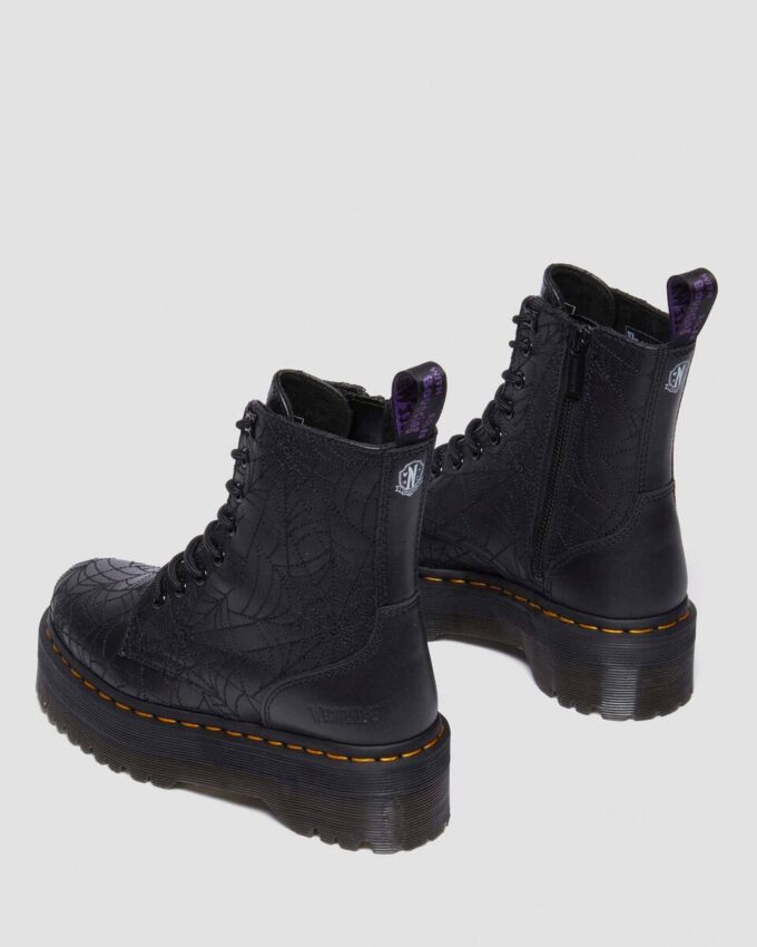 Bottes à semelles compensées en cuir Jadon Wednesday Bottes à semelles compensées en cuir Jadon Wednesday