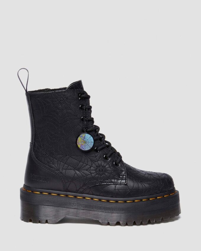 Bottes à semelles compensées en cuir Jadon Wednesday Bottes à semelles compensées en cuir Jadon Wednesday