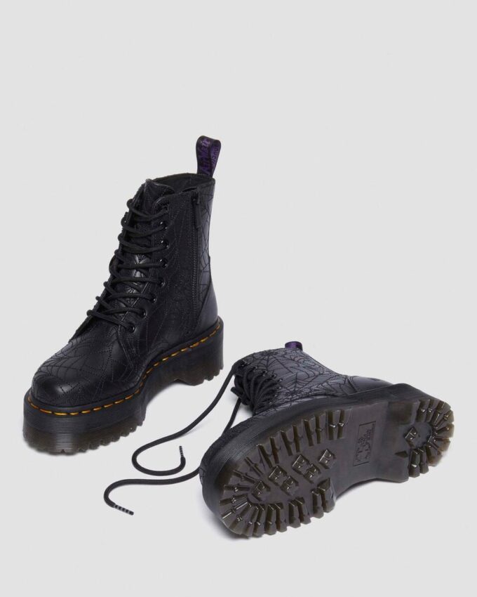 Bottes à semelles compensées en cuir Jadon Wednesday Bottes à semelles compensées en cuir Jadon Wednesday