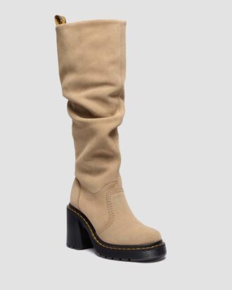 Bottes à talons en daim KASEY