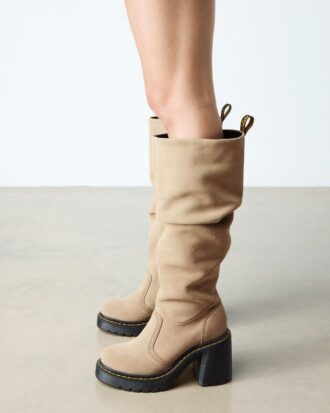 Bottes à talons en daim KASEY
