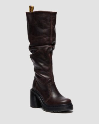 Bottes à talons hauts en cuir Kasey Kinsley