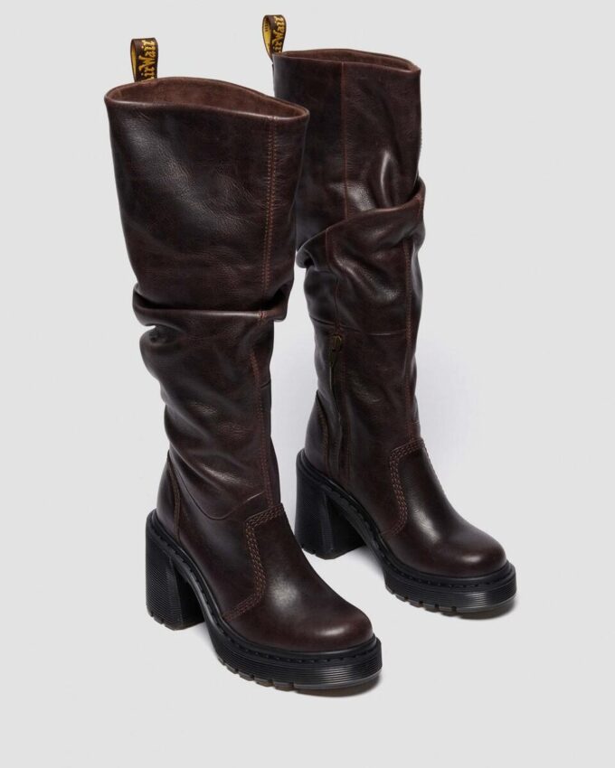 Bottes à talons hauts en cuir Kasey Kinsley