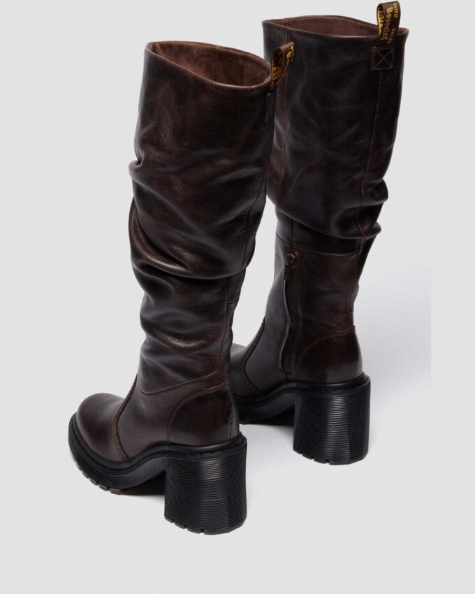 Bottes à talons hauts en cuir Kasey Kinsley