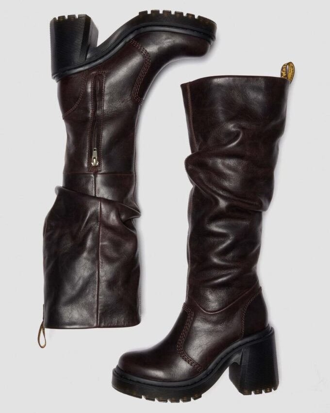 Bottes à talons hauts en cuir Kasey Kinsley