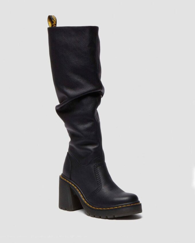 Bottes à talons hauts en Virginia Leather Kasey Bottes à talons hauts en Virginia Leather Kasey