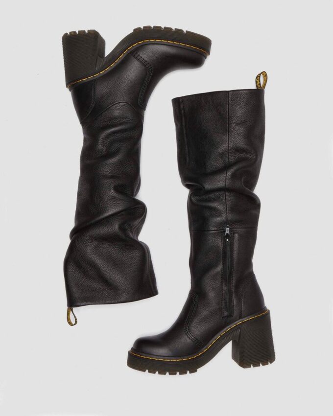 Bottes à talons hauts en Virginia Leather Kasey Bottes à talons hauts en Virginia Leather Kasey