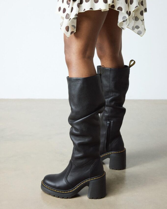 Bottes à talons hauts en Virginia Leather Kasey Bottes à talons hauts en Virginia Leather Kasey