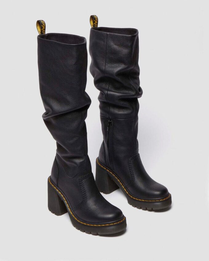 Bottes à talons hauts en Virginia Leather Kasey Bottes à talons hauts en Virginia Leather Kasey