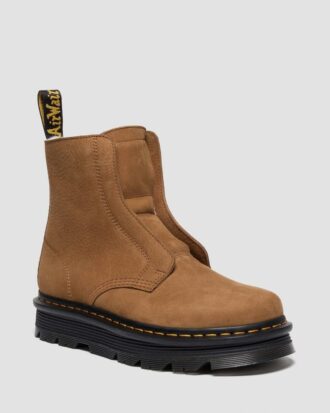 Bottes ZEBZAG LACELESS à enfiler, doublées et chaudes, en nubuck Bottes ZEBZAG LACELESS à enfiler, doublées et chaudes, en nubuck