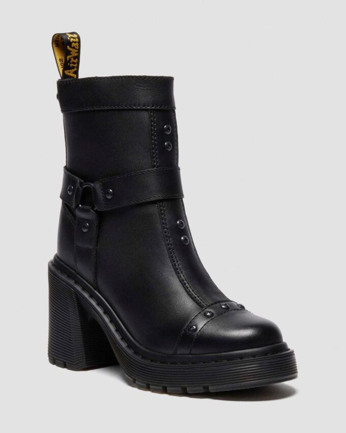 BOTTINES CHELSEA À TALONS EN CUIR SPENCE HARNESS SENDAL BOTTINES CHELSEA À TALONS EN CUIR SPENCE HARNESS SENDAL