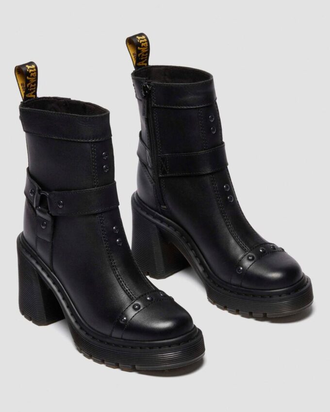 BOTTINES CHELSEA À TALONS EN CUIR SPENCE HARNESS SENDAL BOTTINES CHELSEA À TALONS EN CUIR SPENCE HARNESS SENDAL