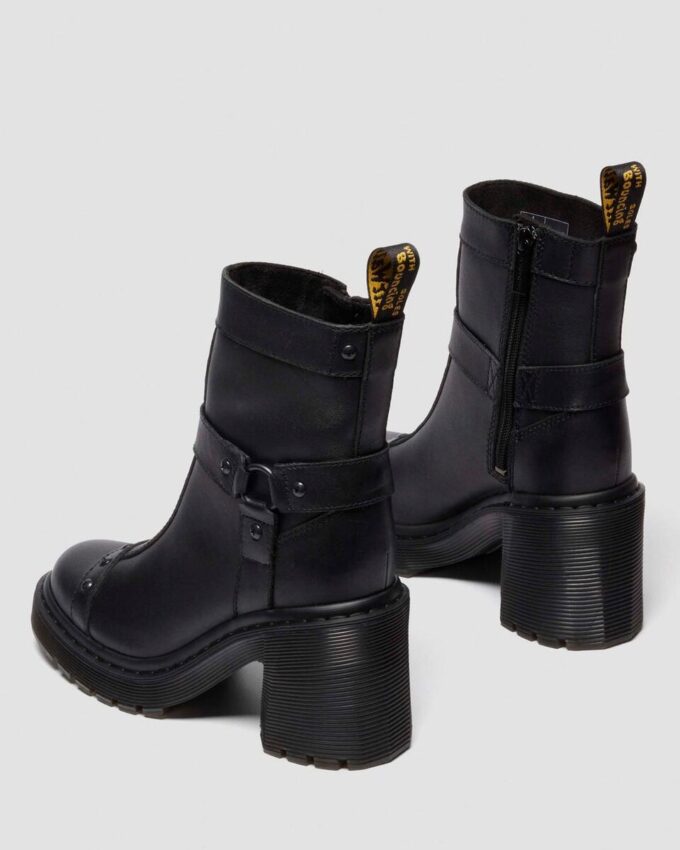 BOTTINES CHELSEA À TALONS EN CUIR SPENCE HARNESS SENDAL BOTTINES CHELSEA À TALONS EN CUIR SPENCE HARNESS SENDAL