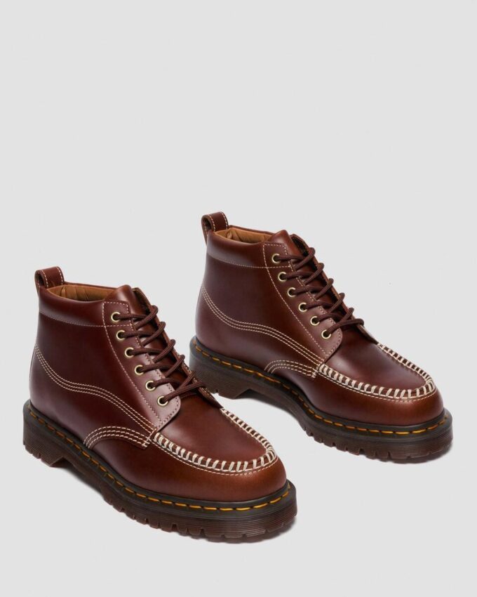 Bottines en cuir à bout rond LOWELL CHUKKA Bottines en cuir à bout rond LOWELL CHUKKA