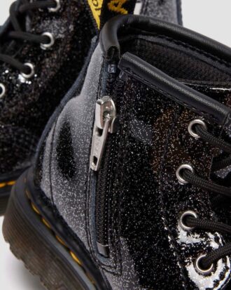 BOTTINES EN PATENT LEATHER À PAILLETTES 1460 POUR BÉBÉS