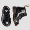 BOTTINES EN PATENT LEATHER À PAILLETTES 1460 POUR BÉBÉS BOTTINES EN PATENT LEATHER À PAILLETTES 1460 POUR BÉBÉS