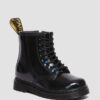 BOTTINES À LACETS EN PATENT LEATHER RAINBOW 1460 POUR ENFANTS BOTTINES À LACETS EN PATENT LEATHER RAINBOW 1460 POUR ENFANTS