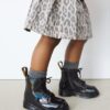 BOTTINES À LACETS EN PATENT LEATHER RAINBOW 1460 POUR ENFANTS BOTTINES À LACETS EN PATENT LEATHER RAINBOW 1460 POUR ENFANTS