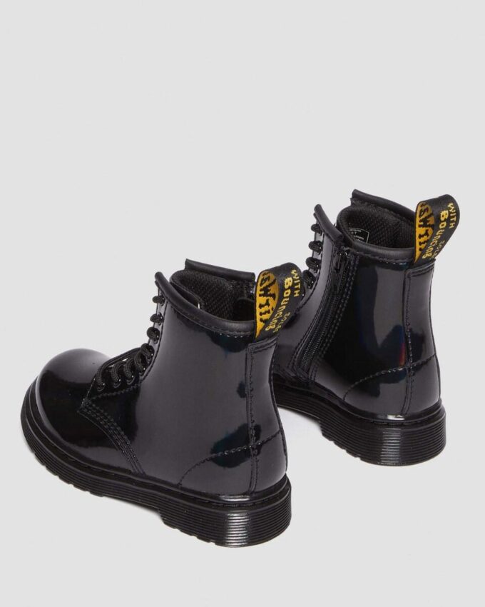 BOTTINES À LACETS EN PATENT LEATHER RAINBOW 1460 POUR ENFANTS BOTTINES À LACETS EN PATENT LEATHER RAINBOW 1460 POUR ENFANTS