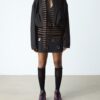 BUZZ 5-EYE Chaussures à lacets en tartan et cuir BUZZ 5-EYE Chaussures à lacets en tartan et cuir