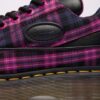BUZZ 5-EYE Chaussures à lacets en tartan et cuir BUZZ 5-EYE Chaussures à lacets en tartan et cuir