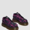 BUZZ 5-EYE Chaussures à lacets en tartan et cuir BUZZ 5-EYE Chaussures à lacets en tartan et cuir