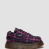 BUZZ 5-EYE Chaussures à lacets en tartan et cuir BUZZ 5-EYE Chaussures à lacets en tartan et cuir