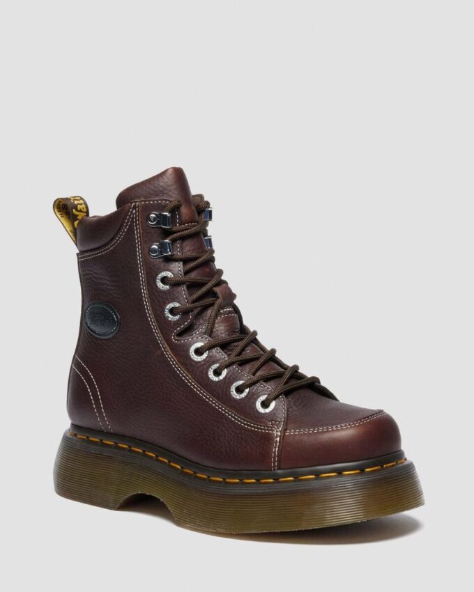 BUZZ 8-EYE Bottines à lacets en cuir Grizzly BUZZ 8-EYE Bottines à lacets en cuir Grizzly