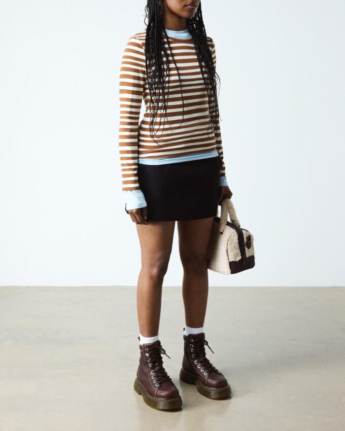 BUZZ 8-EYE Bottines à lacets en cuir Grizzly BUZZ 8-EYE Bottines à lacets en cuir Grizzly