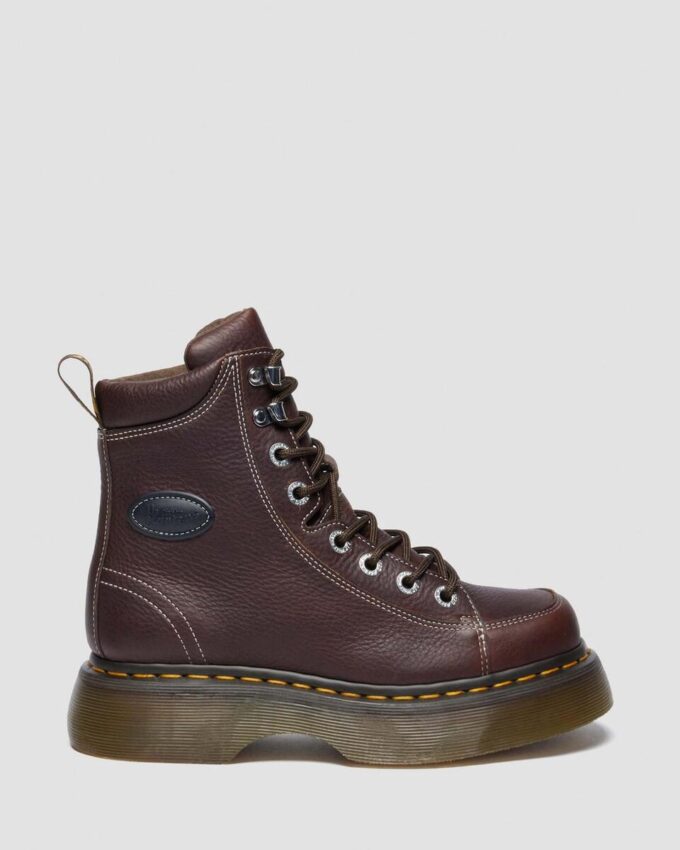 BUZZ 8-EYE Bottines à lacets en cuir Grizzly BUZZ 8-EYE Bottines à lacets en cuir Grizzly