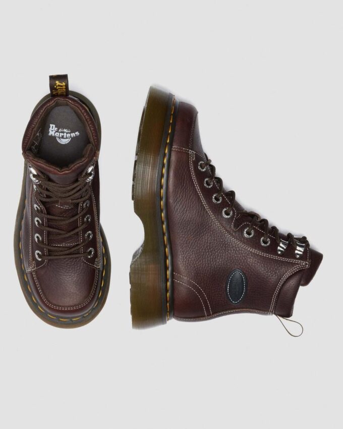 BUZZ 8-EYE Bottines à lacets en cuir Grizzly BUZZ 8-EYE Bottines à lacets en cuir Grizzly