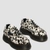 BUZZ Chaussures à 5 œillets en cuir dalmatien BUZZ Chaussures à 5 œillets en cuir dalmatien