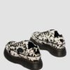 BUZZ Chaussures à 5 œillets en cuir dalmatien BUZZ Chaussures à 5 œillets en cuir dalmatien