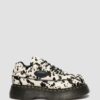 BUZZ Chaussures à 5 œillets en cuir dalmatien BUZZ Chaussures à 5 œillets en cuir dalmatien