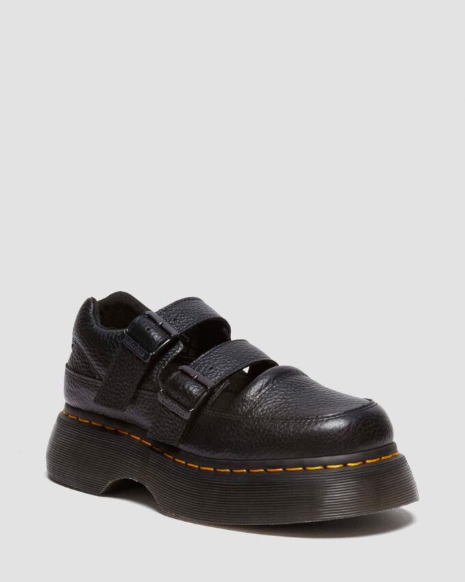 Buzz Chaussures Mary Jane en cuir nappa foulé Buzz Chaussures Mary Jane en cuir nappa foulé